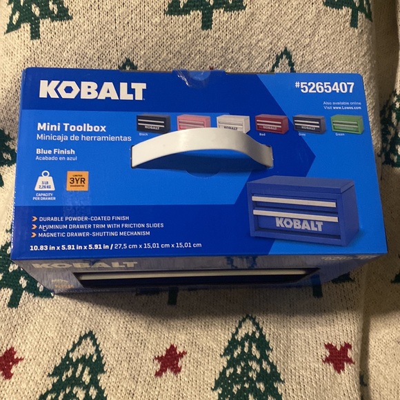 Kobalt 25th Anniversary Mini Toolbox-Limited Edition New in box Blue - Picture 2 of 4